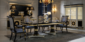 Mueble de Salón Europeo de Lujo, Vitrina Blanca con Cristal, Mueble de 2 Puertas - Product Image 6