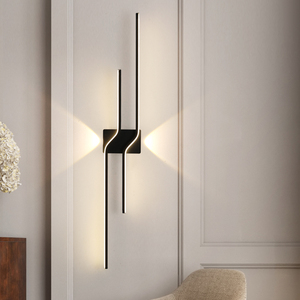 <span class=keywords><strong>Applique</strong></span> murale de fond de luxe <span class=keywords><strong>Art</strong></span> <span class=keywords><strong>Nouveau</strong></span> corps en fer avec lumière LED pour chambre à coucher chevet hôtel salon maison bureau décor - Product Image 2