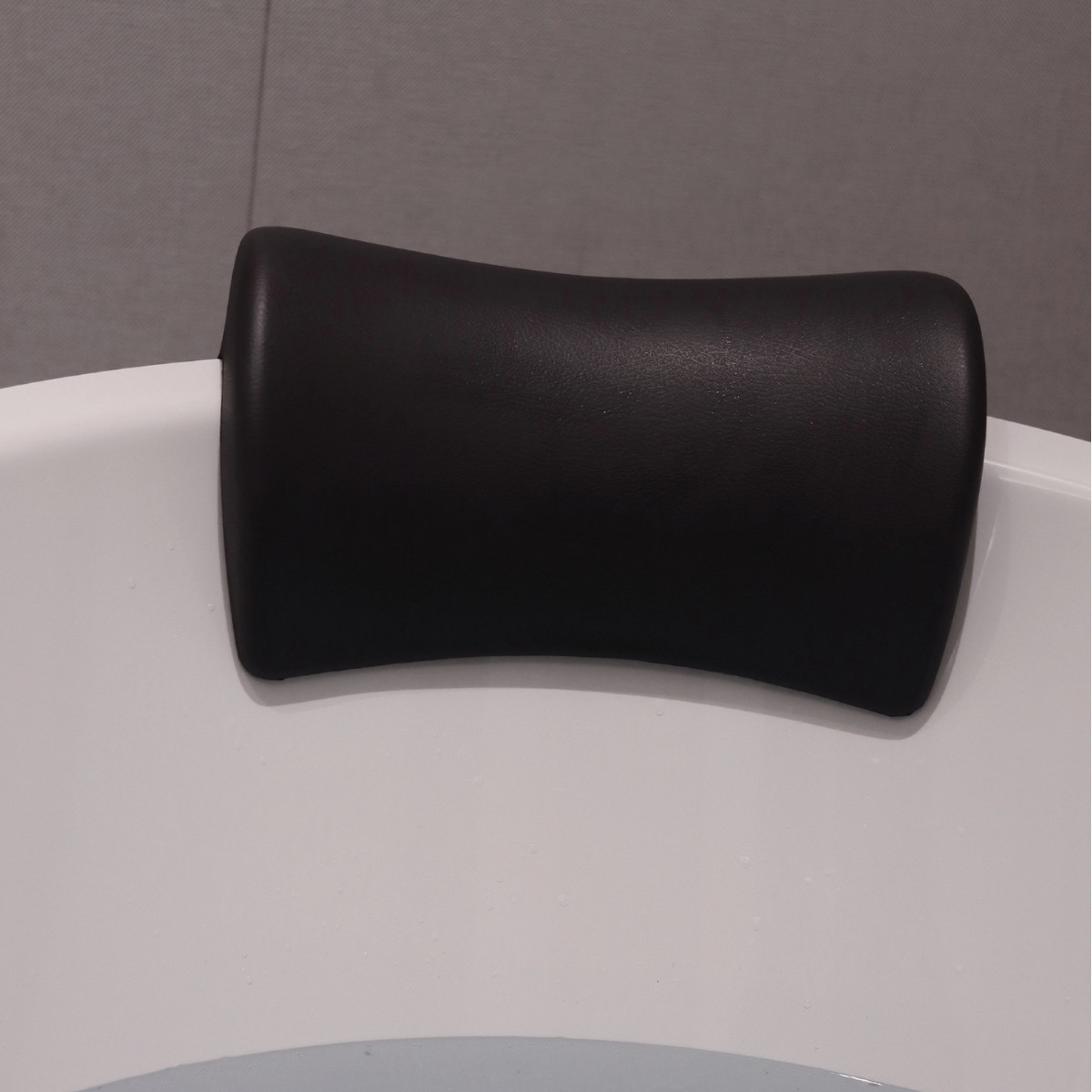 Curved bathtub pillow f5 black