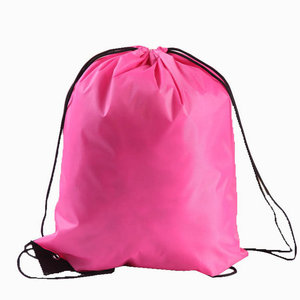 Custom Logo Printed <strong>Colorful</strong> Waterproof <strong>Drawstring</strong> <strong>Backpack</strong> Shopping Bag Fashion Style Made of Polyester Nylon Non-Woven Fabric - Product Image 1