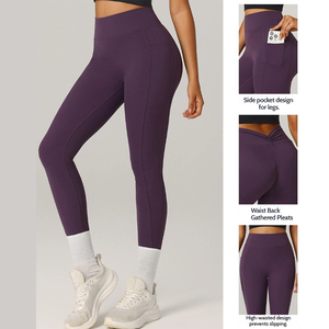 Fabricants de vêtements de sport sur mesure : Leggings de yoga sans couture pour femmes, Leggings de sport taille haute pour l'entraînement - Product Image 1