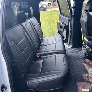 Housses <span class=keywords><strong>de</strong></span> siège complètes en cuir artificiel pour <span class=keywords><strong>Ford</strong></span> <span class=keywords><strong>F150</strong></span> F250 F350 F450 CrewCab SuperCrew 2001 à 2025, pour pick-up, entièrement couvrantes - Product Image 3