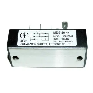 THJ Electronic Module 50A 1400v Mds50-14 3 Phase Bridge Rectifier Mds100 Electronic Control Module Electronic Modules And Kits