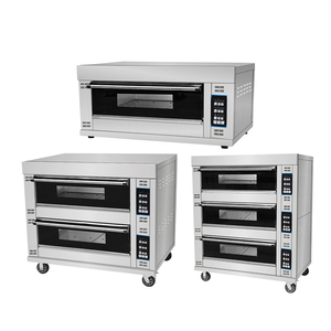 Four à pâtisserie électrique industriel en acier inoxydable, 3/6/9 plateaux, pour hôtel et <span class=keywords><strong>boulangerie</strong></span>, avec commande numérique - Product Image 1