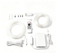 Kit de Plafonnier Étoilé pour Voiture à Fibres Optiques, Créez Votre Propre Marque, 1000-2000 Pièces avec Étoiles Filantes