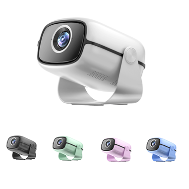 200 Lumen Auto Vertical Correction Smart Android WiFi 4K 1080P Built in App Led Mini Portable Projector for Bedroom Outdoor
