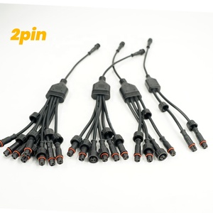 Connecteurs Répartiteurs de Câbles 2 Voies, 4 Voies, 6 Voies, 7 Voies, 8 Voies pour Éclairages LED de Véhicules (Couleur Blanche, Couleur RGBW) – Connecteurs 2 Broches, 3 Broches, 4 Broches, 5 Broches Kingshowstar - Product Image 3