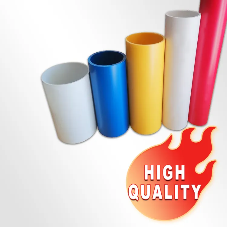 Various Length Color plastic pipe pvc tailor-made project sch sch40 pvc pipe furniture grade