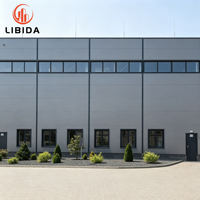 Edificio Metálico Prefabricado Personalizado con Estructura de Acero, Estructura de Acero de Carga Pesada para Construcción Industrial Nave de Acero Prefabricada