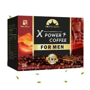 男士X动力能量咖啡天然有机自有品牌草本速溶玛卡男士咖啡