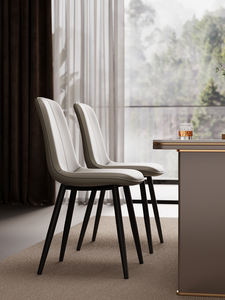 Chaise de table à manger <span class=keywords><strong>scandinave</strong></span> de luxe avec dossier décontracté maison café hôtel tabouret repas accessible meubles de remplacement - Product Image 6