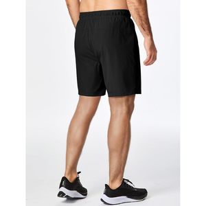 Pantalones cortos deportivos FOXA para hombre, de 7 pulgadas, con cordón, de secado rápido, con bolsillos con cremallera para entrenamiento en el gimnasio - Product Image 2