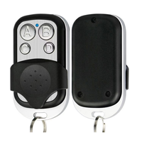 Télécommande universelle sans fil pour porte de garage 433 MHz RF, clonable, boîtier métallique, quatre boutons A B C D 1527 315 MHz