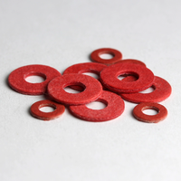 Kit de rondelles plates en fibre de papier d'acier rouge rondelle d'isolation assortie M2 M3 M4 M5 M6 M7 M8 tailles rondelles