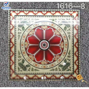 Özelleştirilmiş güzel seramik çiçek parke madalyon kiremit lüks lobi otel zemin tasarım halı porselen karolar madalyon - Product Image 1