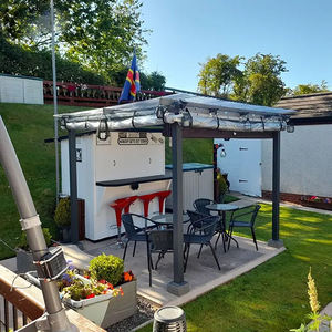 Kit d'enceinte de patio d'hiver en PVC transparent isolé, bâche transparente pour bar extérieur tout temps, couverture de terrasse, protection contre la neige - Product Image 4