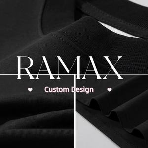 Camisetas Personalizadas al por Mayor con Logotipo, Estampado de Pedrería, Algodón Grueso, Estilo Casual para Hombre, Tallas Grandes, Impresión Bajo Demanda - Product Image 3