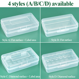 SUNSHING Factory Portable Transparent Plastic Craft Storage Organizer Box <b>Clear</b> Square Small Bead Craft Supply Storage <b>Container</b> - Product Image 2