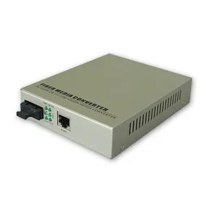 1 Years Warranty PoE Switch 10/100Mbps Ethernet 2 port Industrial SC Fiber Optic Media Converter