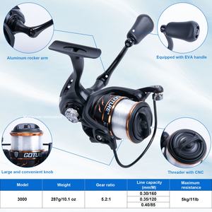 <span class=keywords><strong>Goture</strong></span> Carbon <span class=keywords><strong>Canne</strong></span> à pêche en mer <span class=keywords><strong>Canne</strong></span> à pêche Set d'engrenages Casting longue distance Action moyenne Cannes à lancer Carpe Basse - Product Image 5