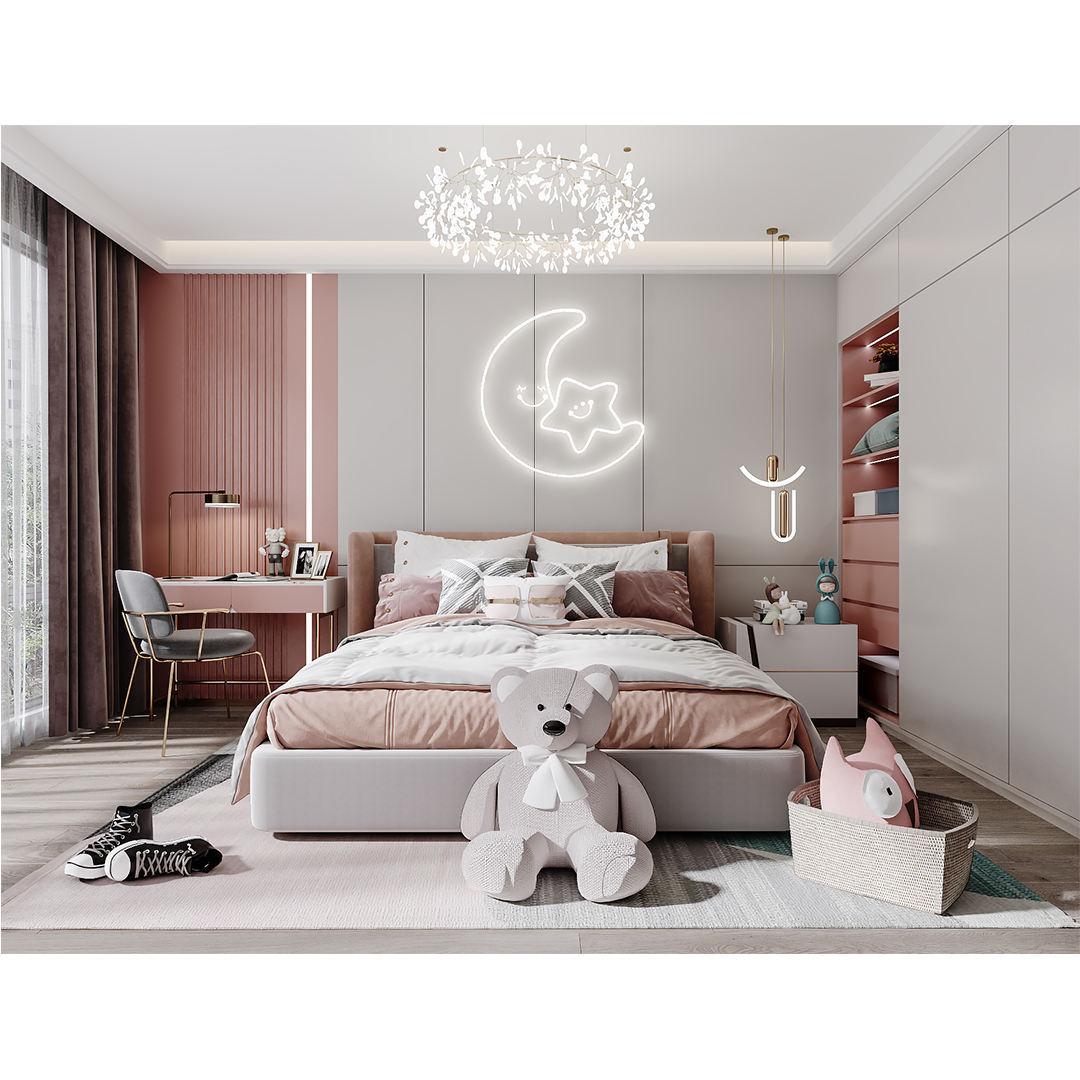 Simple Modern Internet Celebrity Teen Girl Princess Bed Boy Single Bed  Cream Style Bedroom Leather Bed| Alibaba.com, image size:1080x1080