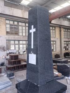 Бейда в американском стиле зеленый индийский черный гранитный кладбище обелиск надгробный камень обелиск гранит могильный камень обелиск - Product Image 3