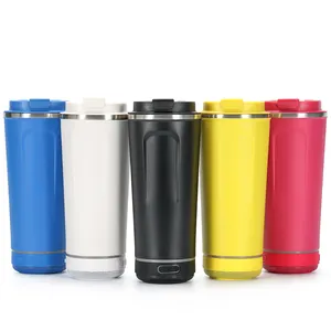 OLERD 17Oz Đôi Tường Thép Không Gỉ Bia Cup Âm Nhạc Loa Rượu Tumbler Cốc Cà Phê USB Sạc Loa Âm Nhạc Chai