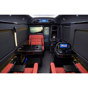 Toyota Coaster 12 Seater Exec Shuttle | Intérieur de luxe rouge <span class=keywords><strong>bordeaux</strong></span> | Corp Hospitality & Biz Solutions personnalisées - Product Image 4