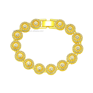 Full Rock Sugar Necklace Men's Cool Band <b>Cuban</b> <b>Chain</b> Necklace Tanjing Fashion Lijing Necklace - Product Image 5