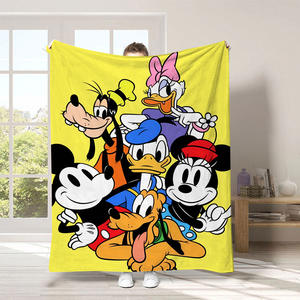 Mantas de Anime con Diseño de Ratones, Lindas y Populares, de Felpa y Franela, para Sofá, Siesta, Niños y Bebés - Product Image 2