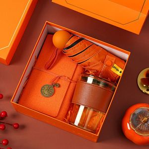 Ensemble de cadeaux d'entreprise personnalisés 3 en 1 avec logo promotionnel pour femmes et hommes, carnet de notes de luxe, cadeaux d'affaires pour les clients - Product Image 6