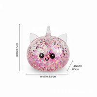 Nuevo Juguete Antiestrés de Unicornio Vaporizado con Perlas de Agua Coloridas para Niños de 5 a 7 Años, Alivia la Ansiedad