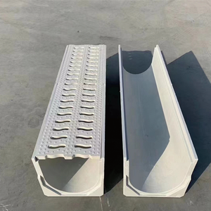 Grille de drainage extérieure en <span class=keywords><strong>fonte</strong></span> ductile préfabriquée et acier inoxydable pour caniveau de drainage des <span class=keywords><strong>eaux</strong></span> <span class=keywords><strong>pluviales</strong></span> en béton polymère - Product Image 4