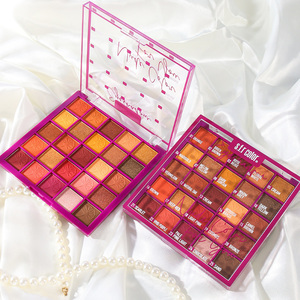 Vente en gros d'ombres à paupières 25 couleurs cosmétiques maquillage OEM Palette d'ombres à paupières mates scintillantes <span class=keywords><strong>rose</strong></span> beige personnalisé - Product Image 6