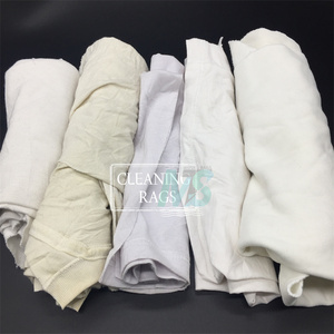 Chiffons industriels de qualité professionnelle en coton pur, chiffons en coton blanc pour le nettoyage et la réparation des moteurs automobiles - Product Image 2