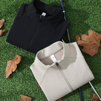 Blouson bomber unisexe en nylon softshell 305g, imperméable, coupe-vent, col montant, manches longues, fermeture éclair, pour l'automne et les activités de plein air, ODM