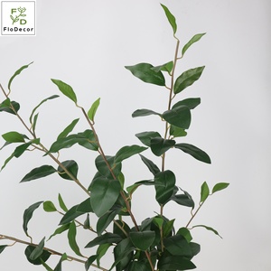 Nueva Llegada: Hoja de Laurel Artificial de 112 cm, Plástico Suave, Tacto Real, Hojas Verdes Largas con Tallos, Plantas Decorativas para Hogar y Jardín - Product Image 5