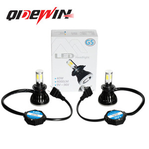 QIDEWIN G5 Car <b>LED</b> <b>Headlights</b> H4 15000lm 70W High Low Beam Integrated Bulbs - Product Image 3