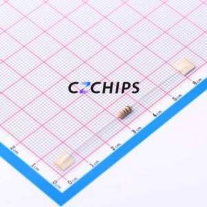 Résistance traversante CR1/4W-100ohm 5%-OT52, composant traversant (THT), D2.7xL6.2mm, film carbone 100Ohm 5% 250V - Product Image 1