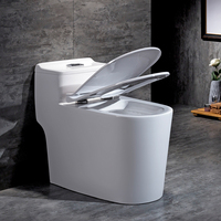 WC monobloc moderne blanc en céramique pour salle de bain, style occidental
