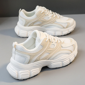RM6870 Nuevas Zapatillas Deportivas de Mujer Coloridas Otoño 2023 Transpirables con Suela Gruesa Elevada Versátiles Casuales - Product Image 2