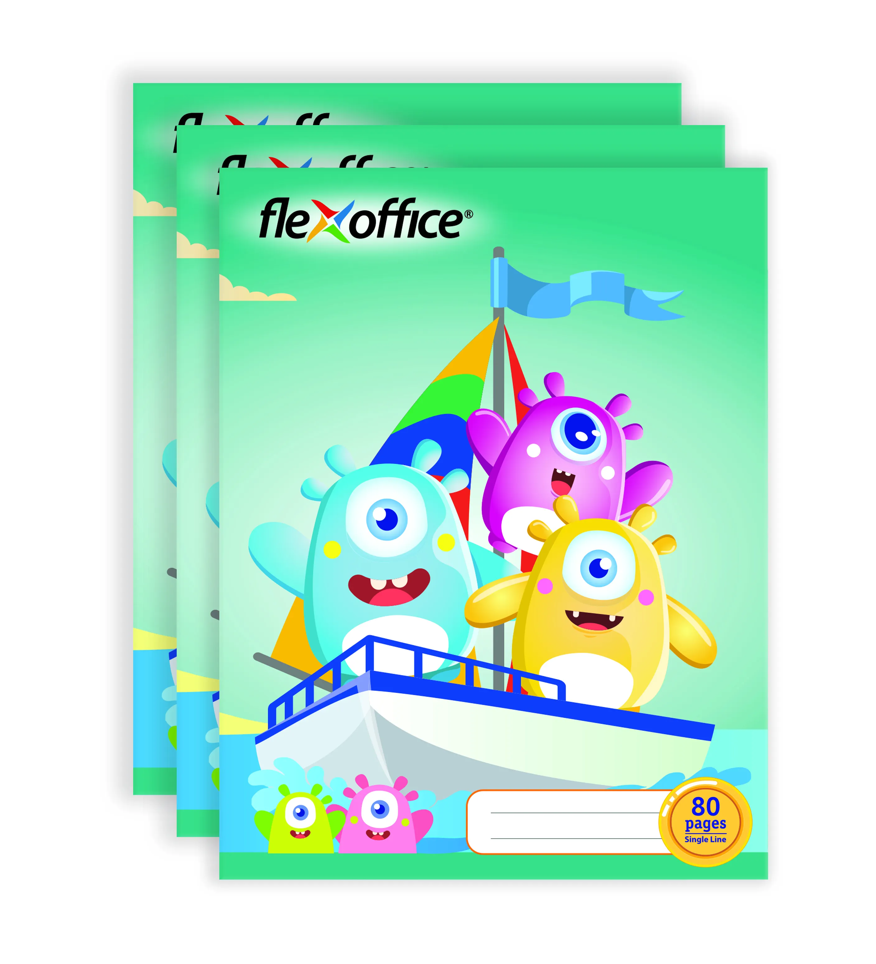 School Supplies Education Creative And Cute Design Exam Book FO-EXB03 With 80 Pages For Children From Vietnam