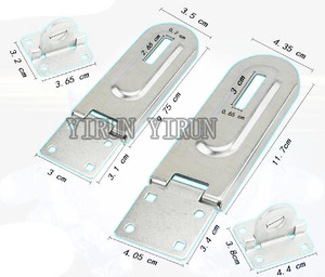 Hot Bán Thép Không Gỉ Bản Lề Hasp Staple An Ninh Cửa Latch Khóa Đồng Xu Pusher Loại Cho Trò Chơi Máy - Product Image 5