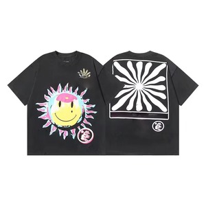 เสื้อยืดคอตตอนเนื้อหนาทรงบ็อกซี่ คุณภาพสูง สกรีนโลโก้แบบวินเทจ ล้างสีแบบแอซิด ด้วยเทคนิค DTG - Product Image 5