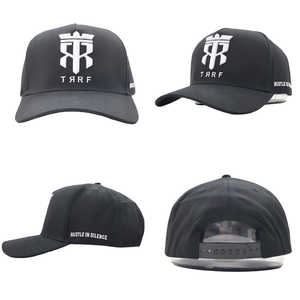 Özel şapka tasarımcı kalite moda <span class=keywords><strong>5</strong></span> Panel pamuk beyzbol şapkası 3D nakış logosu yapılandırılmış Golf kap açık spor şoför şapkası - Product Image 3