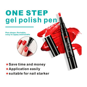Stylo de vernis gel en une seule étape, séchage rapide, nail art créatif avec paillettes éblouissantes, effet œil de chat et finition ultra-brillante - Product Image 5