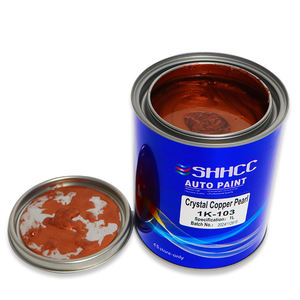SHHCC 크리스탈 코퍼 펄 1K 도매가 아크릴 베이스코트 액체 고품질 원료 크리스탈 페인트 스프레이 코팅용 - Product Image 4