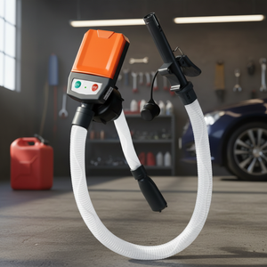 Pompe de transfert portable semi-automatique alimentée en courant continu, 4 adaptateurs, tuyau de décharge de 51 pouces, 3,8 GPM, basse pression, OEM 5V/12V, automobile - Product Image 3