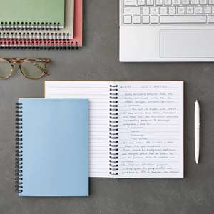 Spiral Dotted Stationery Register Luxury <b>A4</b> Promotional Sublimation Composition A5 <b>Diary</b> Hardcover Notebook for Students - Product Image 1