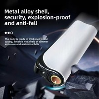 Metall-Windfeuerzeug, Nachfüllbar, Laser-Blauflamme Direktstrahl, Hochwertige Anpassbare Gravur und Bedruckung